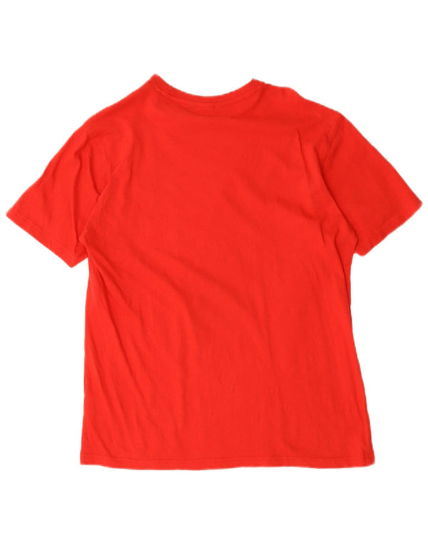 Sergio Tacchini Camiseta para mujer Top UK 46 Large Red Cotton