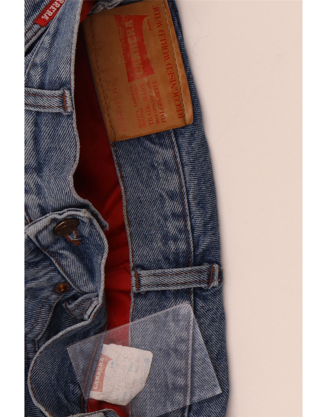 Carrera Jeans rectos para hombre IT 46 Small W30 L33 Azul