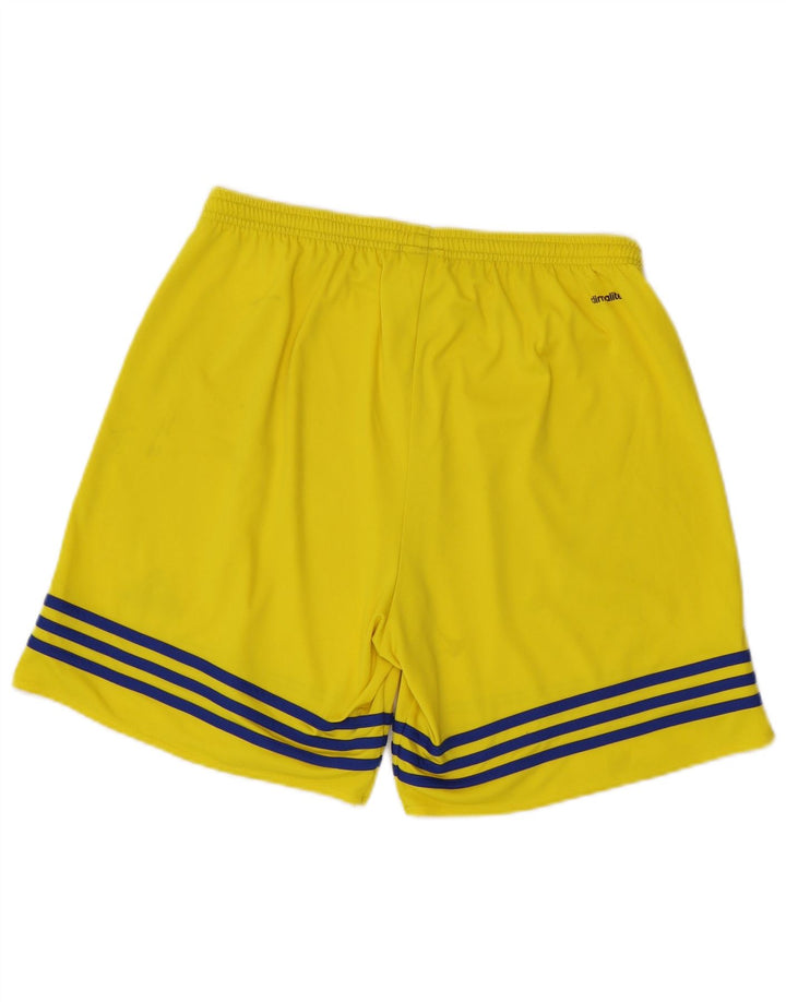 Adidas Mens Climalite Sport Shorts Grande Amarillo Poliéster