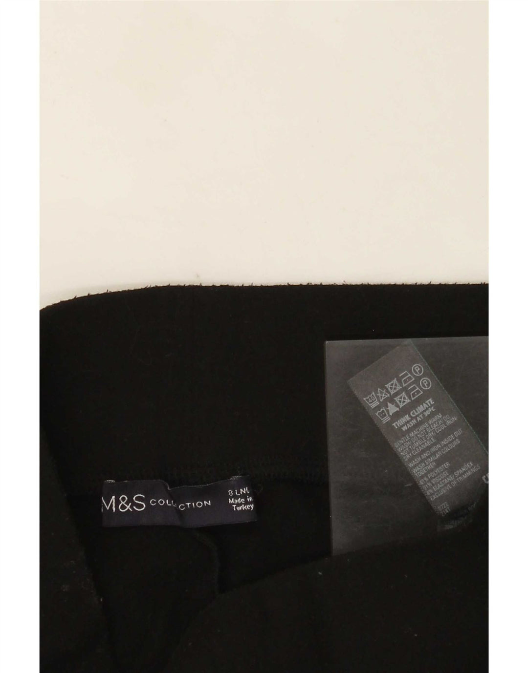 Marks & Spencer Leggings para mujer UK 8 Small Poliéster negro