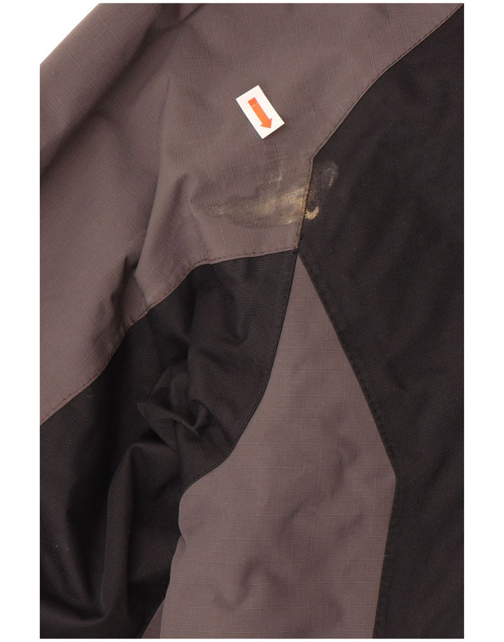 Helly Hansen Chaqueta de esquí con capucha para hombre UK 36 Small Gris Colorblock Poliamida