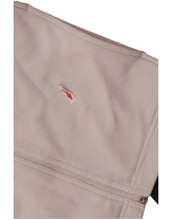 Kappa Chaqueta de chándal para mujer UK 40 Mediana Blanco Colorblock Poliéster