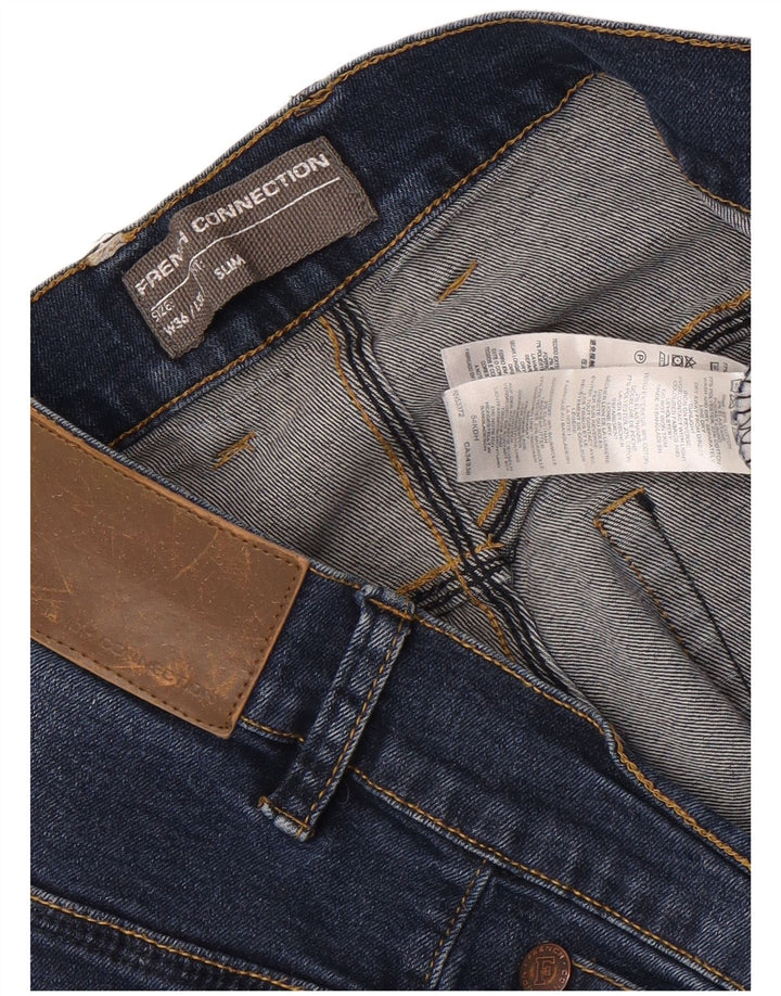 French Connection Vaqueros ajustados para hombre W36 L32 Algodón azul