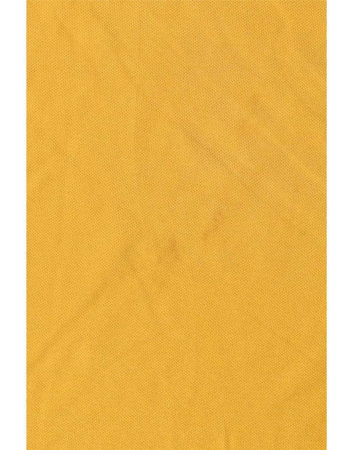 Benetton Polo Hombre Grande Amarillo Algodón