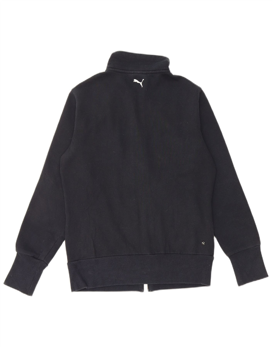 PUMA Chaqueta superior de chándal gráfico para mujer UK 12 Medium Black Cotton