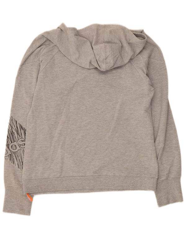 Adidas Clima 365 Graphic Sudadera con capucha para mujer Reino Unido 10 Pequeño gris moteado