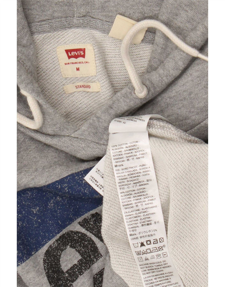 Levi's Jersey con capucha y estampado estándar de algodón gris medio para hombre