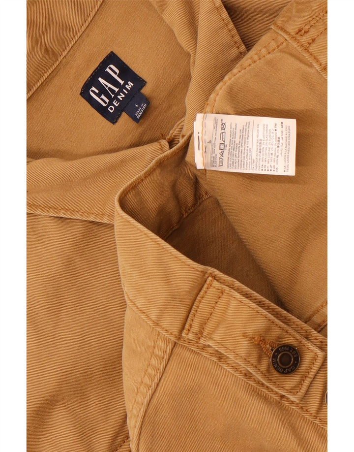 Gap Chaqueta vaquera para hombre UK 40 Large Algodón marrón