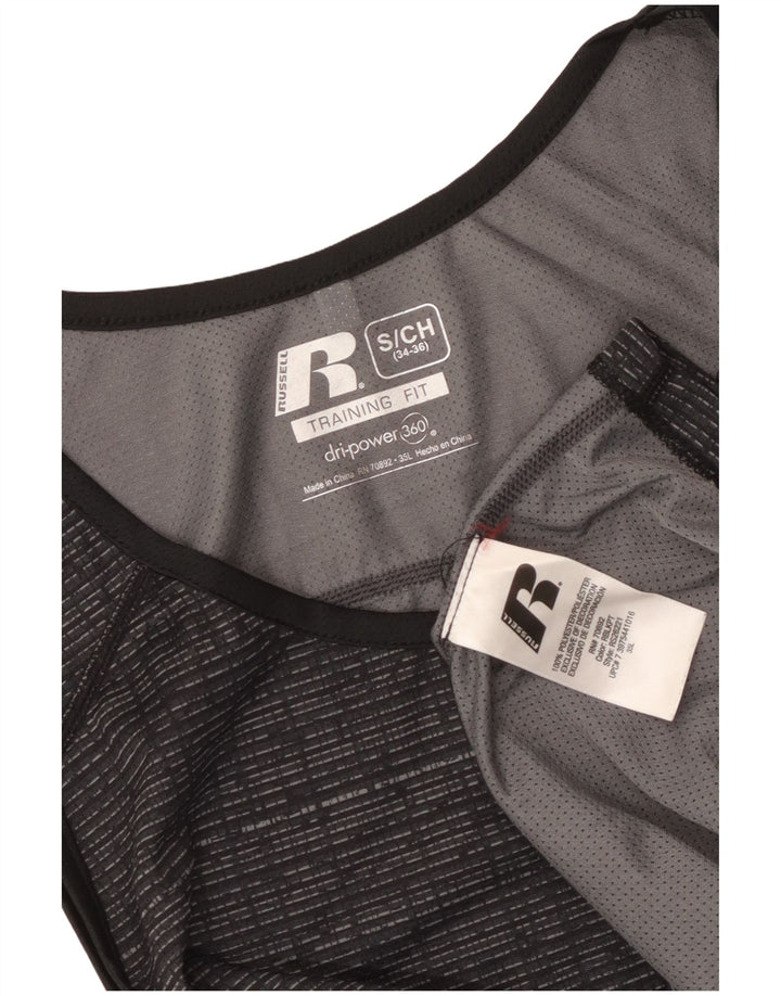 Russell Athletic Camiseta sin mangas para hombre UK 34/36 Small Gris Moteado Poliéster
