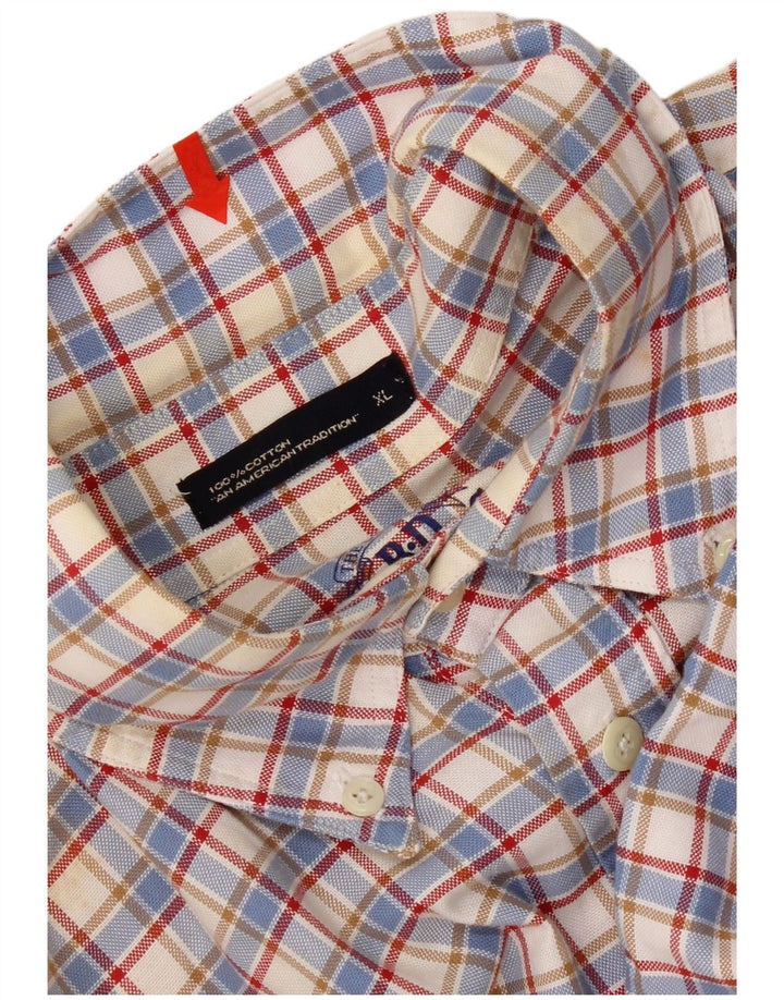 B.D. Baggies Camisa De Franela Hombre XL Algodón A Cuadros Azul