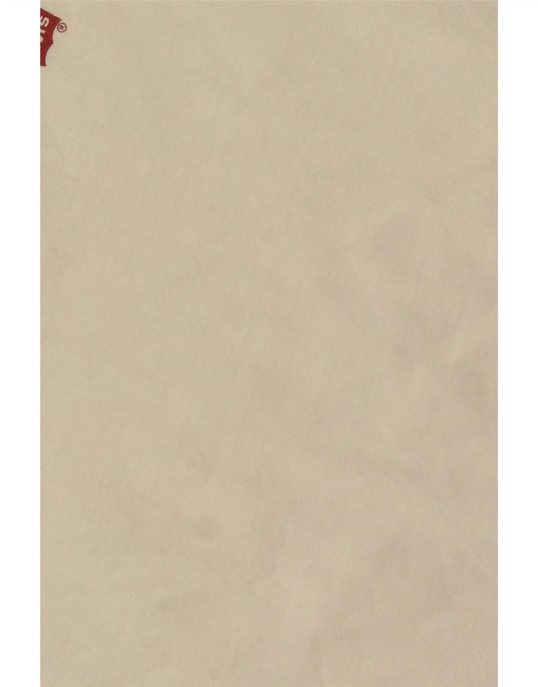 Levi's Top de manga larga para hombre de algodón blanco grande