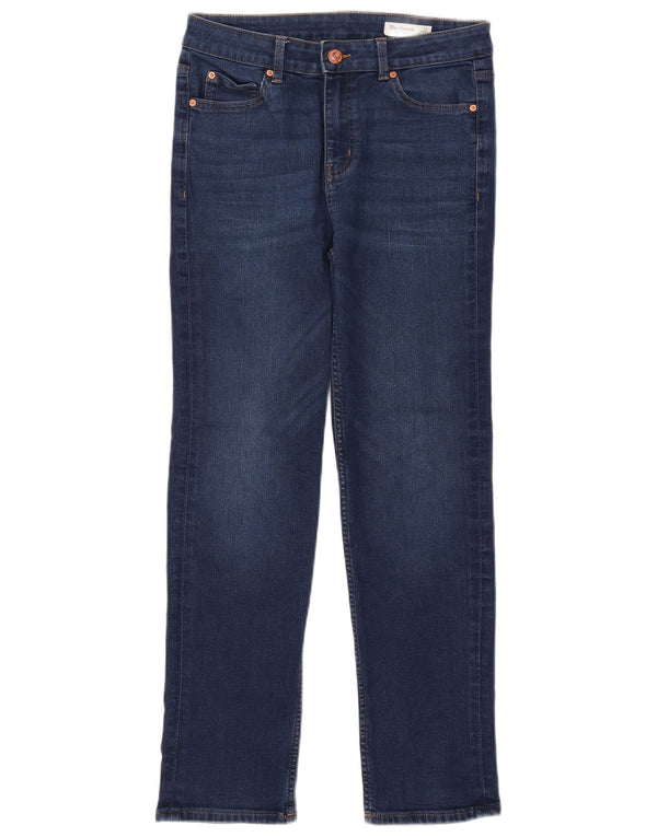Marks & Spencer Jeans rectos The Sienna para mujer UK 12 Medium W29 L27 Azul