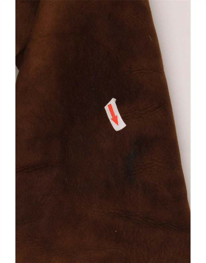 Morlands Chaqueta de piel de oveja para hombre UK 38 Marrón medio