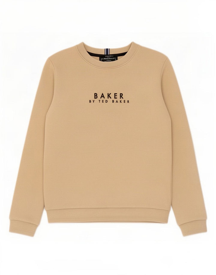 Ted Baker Sudadera estampada para niños 10-11 años Algodón beige