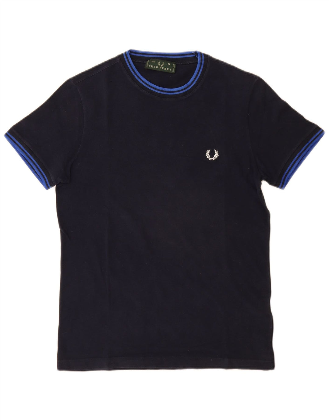 FRED PERRY Camiseta Hombre Top Small Azul Marino Algodón