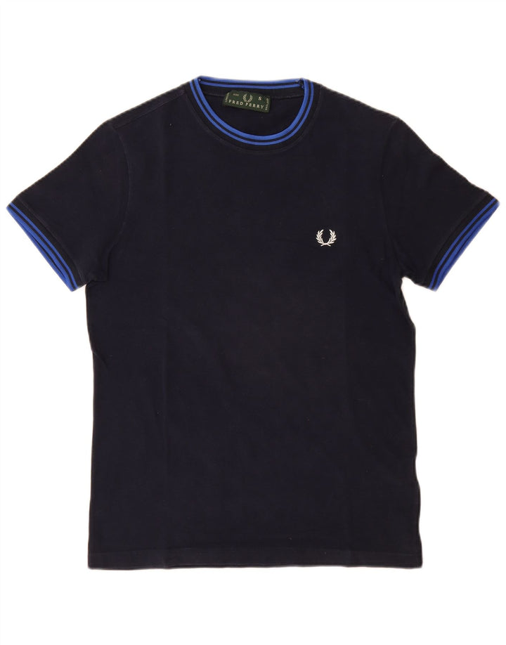 FRED PERRY Camiseta Hombre Top Small Azul Marino Algodón