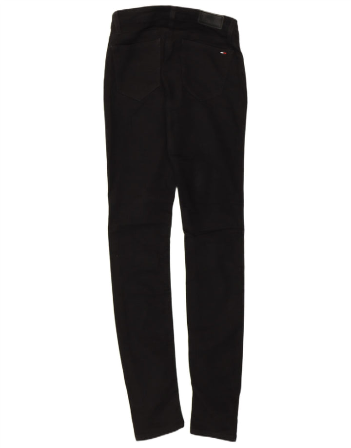 Vaqueros ajustados para mujer Tommy Hilfiger W25 L32 Algodón negro