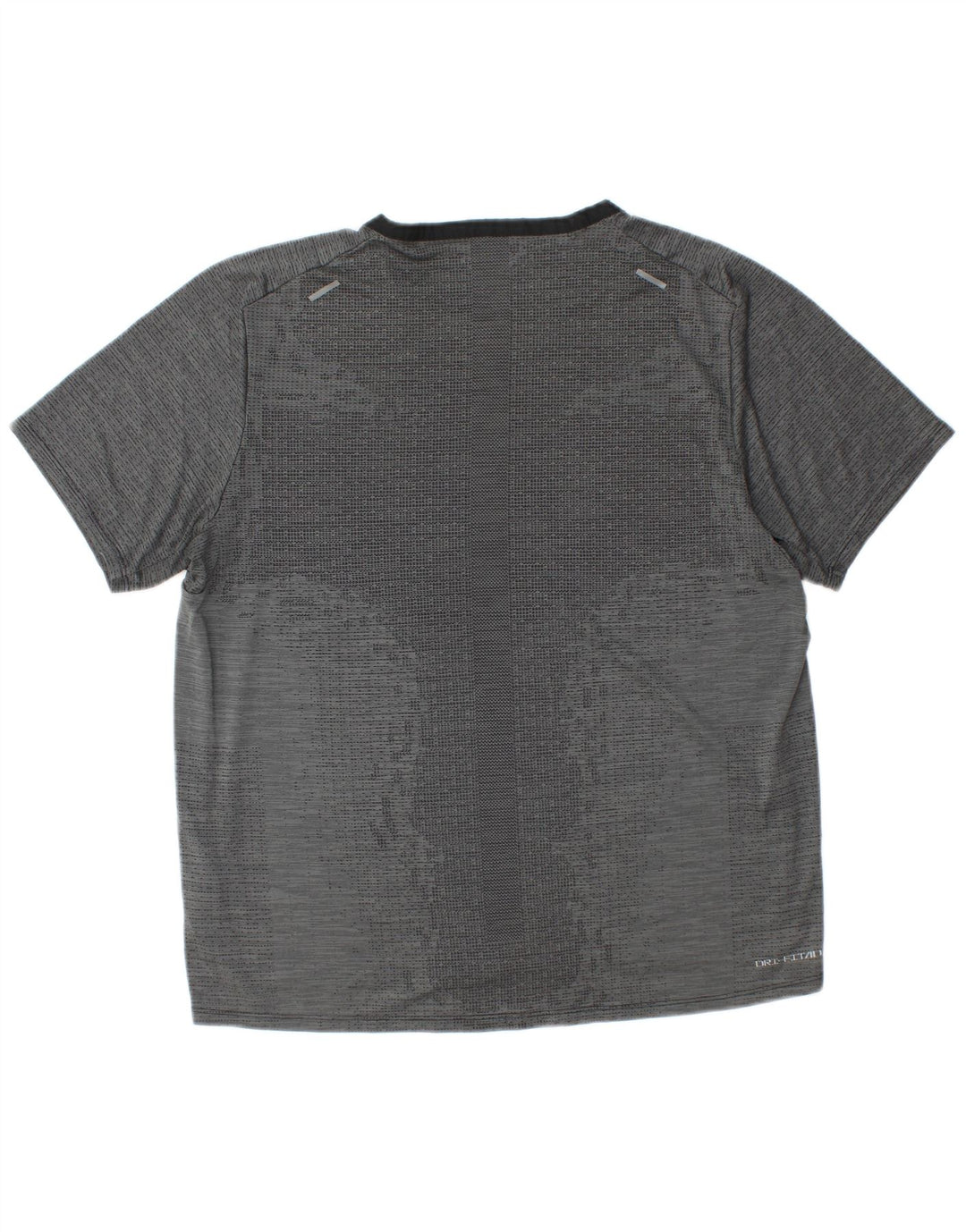 Camiseta Nike Dri Fit para hombre Top poliéster gris grande