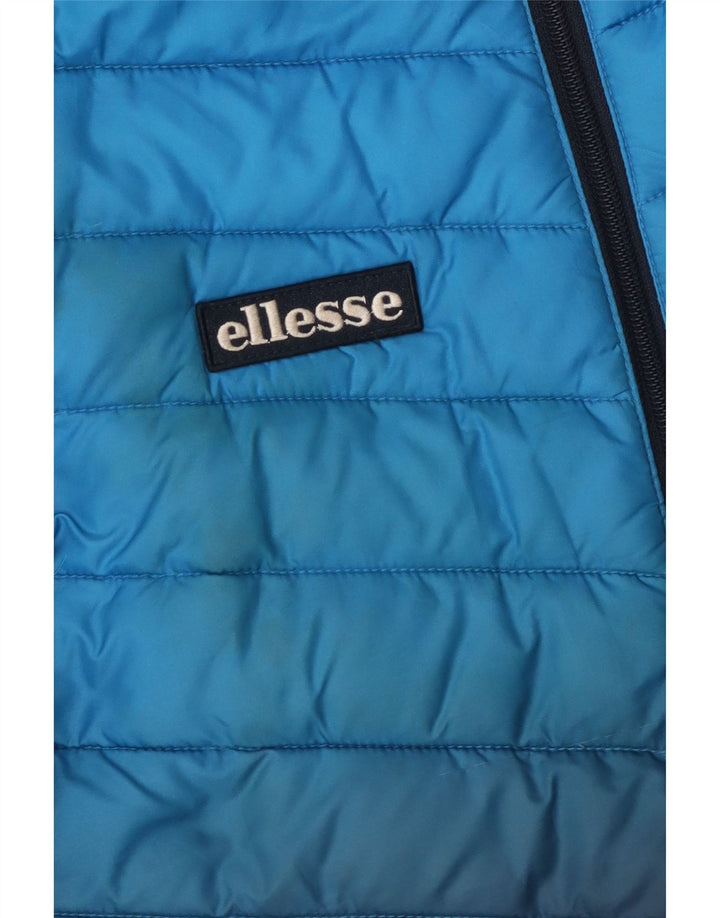Ellesse Chaqueta acolchada con capucha para niño 13-14 años Azul Poliéster color block