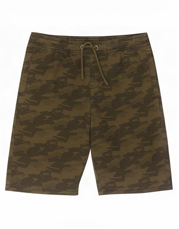 Marks & Spencer Pantalones cortos casuales para niños 13-14 años W30 Algodón de camuflaje caqui