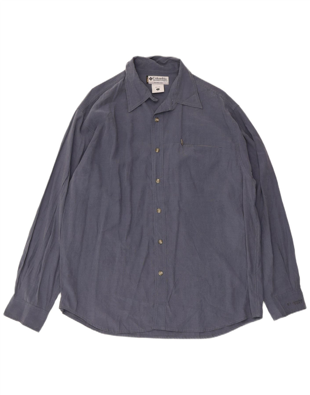 Columbia Camisa para hombre grande azul modal