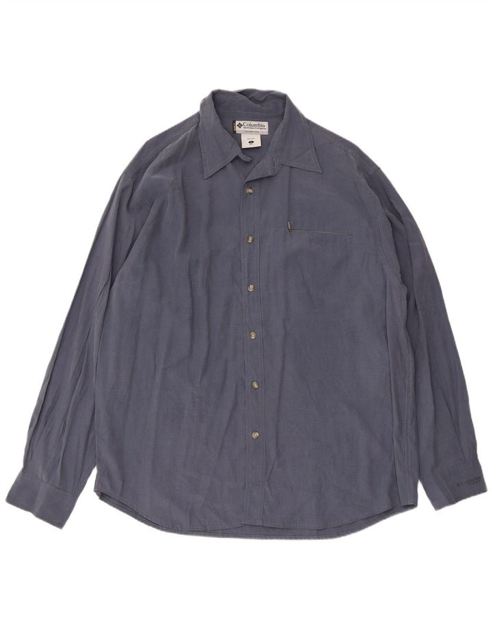 Columbia Camisa para hombre grande azul modal