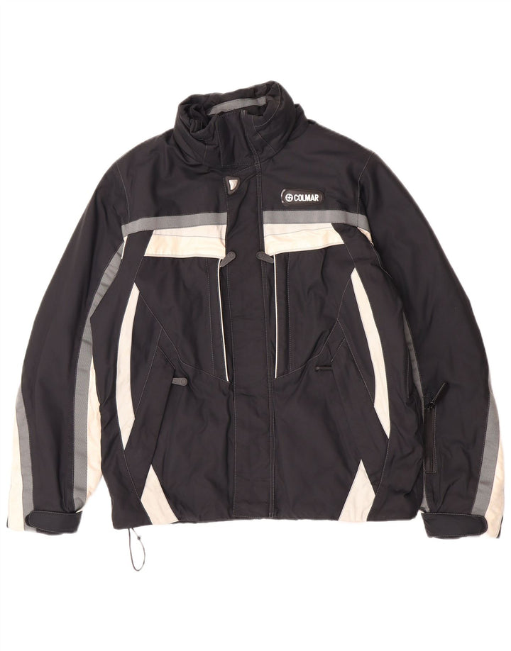 Chaqueta de esquí Colmar para hombre IT 48 Medium Black Colourblock
