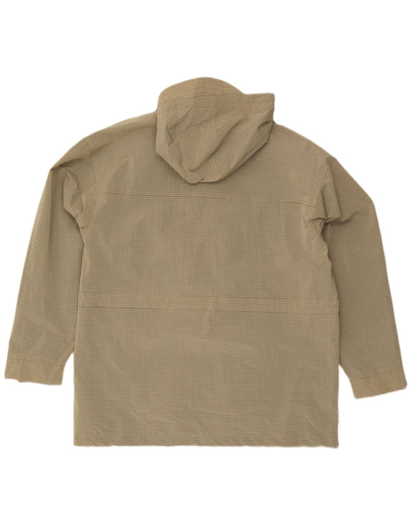 Element - Chubasquero con capucha para hombre, talla 40, talla grande, color beige, poliamida