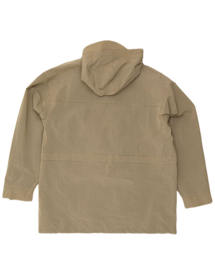 Element - Chubasquero con capucha para hombre, talla 40, talla grande, color beige, poliamida