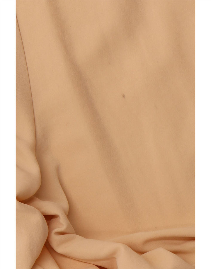 ZARA Mujer Pantalones Chinos De Corte Suelto Pegged Small W26 L29 Beige