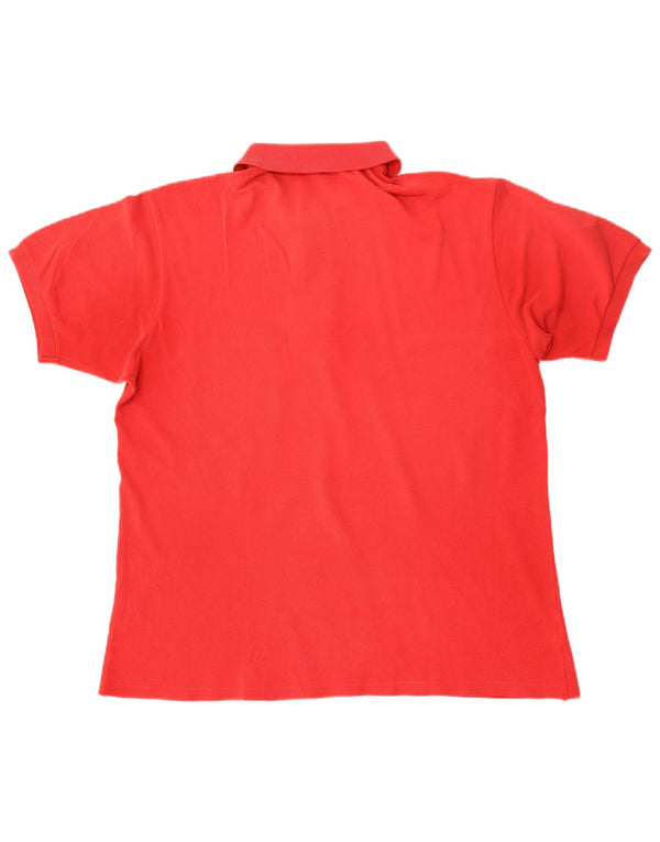 Polo Lacoste para hombre talla 5 grande algodón rojo