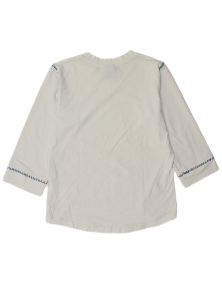 Nike - Camiseta de manga 3/4 para mujer, talla 40/16, talla grande, color blanco