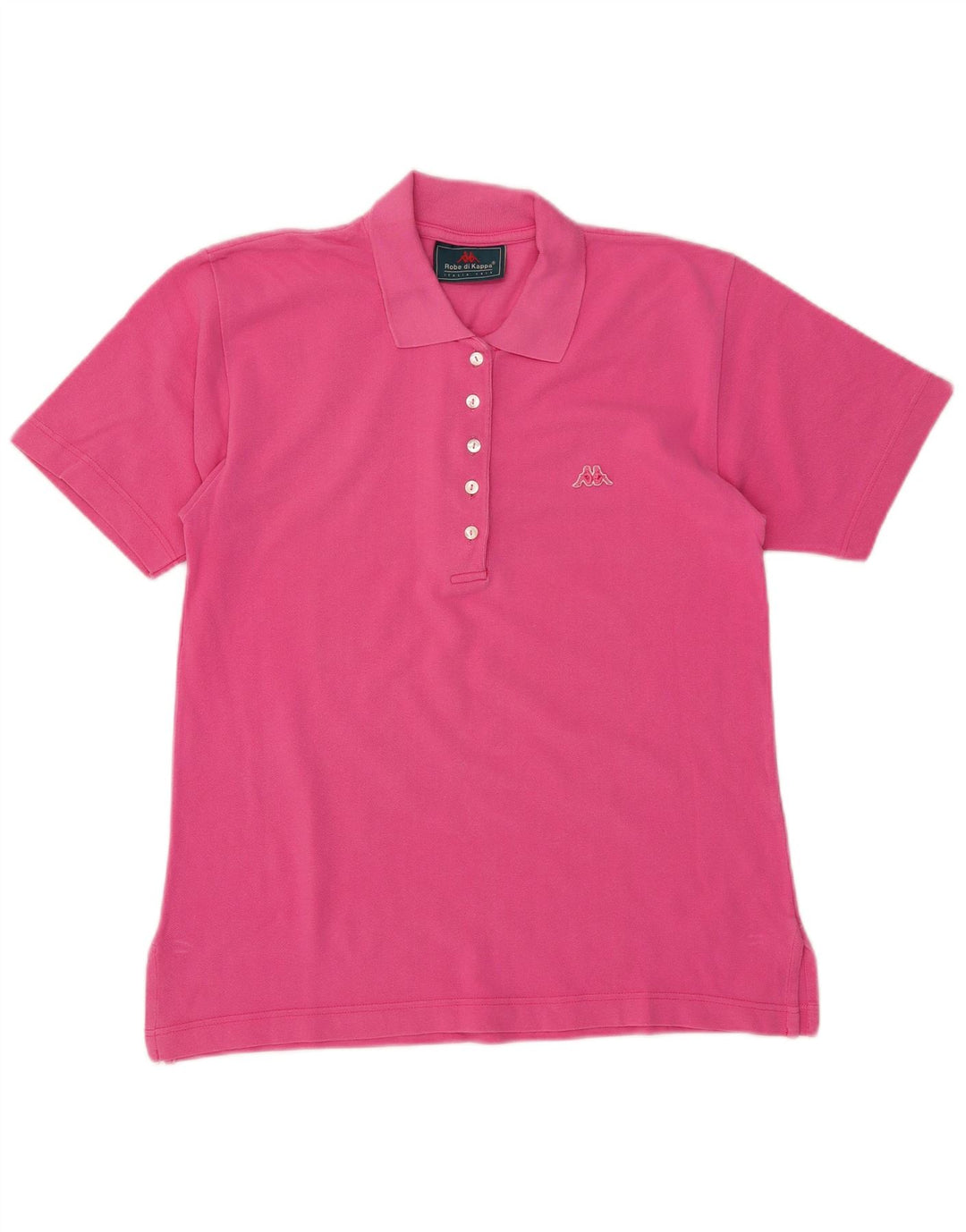 KAPPA Polo para mujer UK 44 Algodón rosa medio