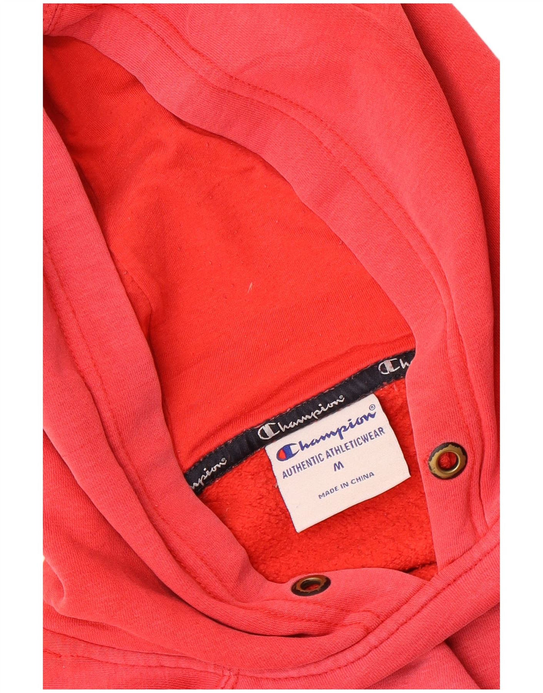 Champion Sudadera Con Capucha Gráfica Para Hombre Jersey De Algodón Rojo Medio