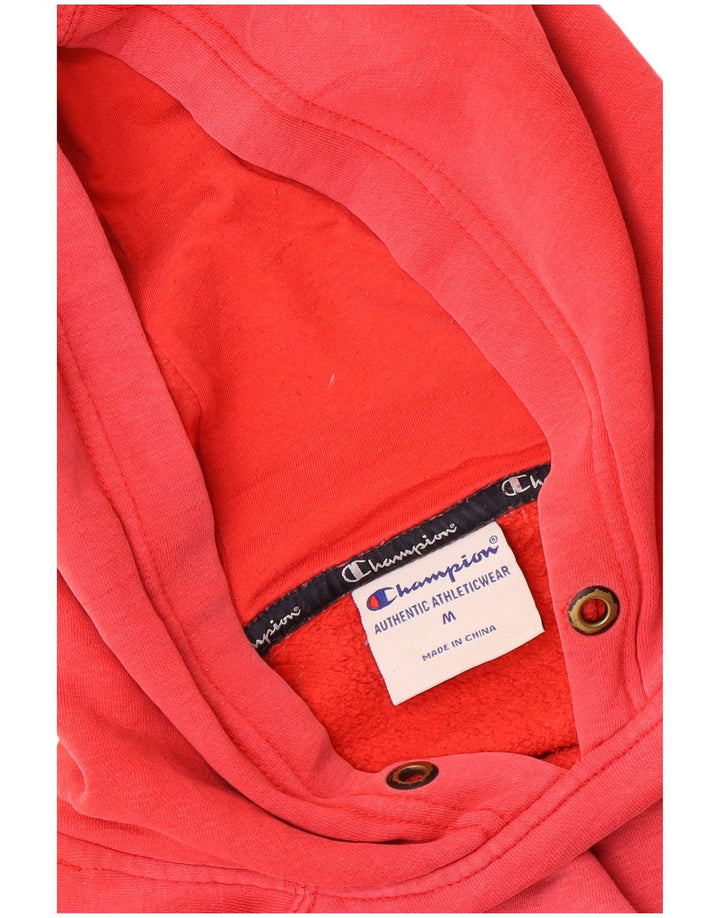 Champion Sudadera Con Capucha Gráfica Para Hombre Jersey De Algodón Rojo Medio
