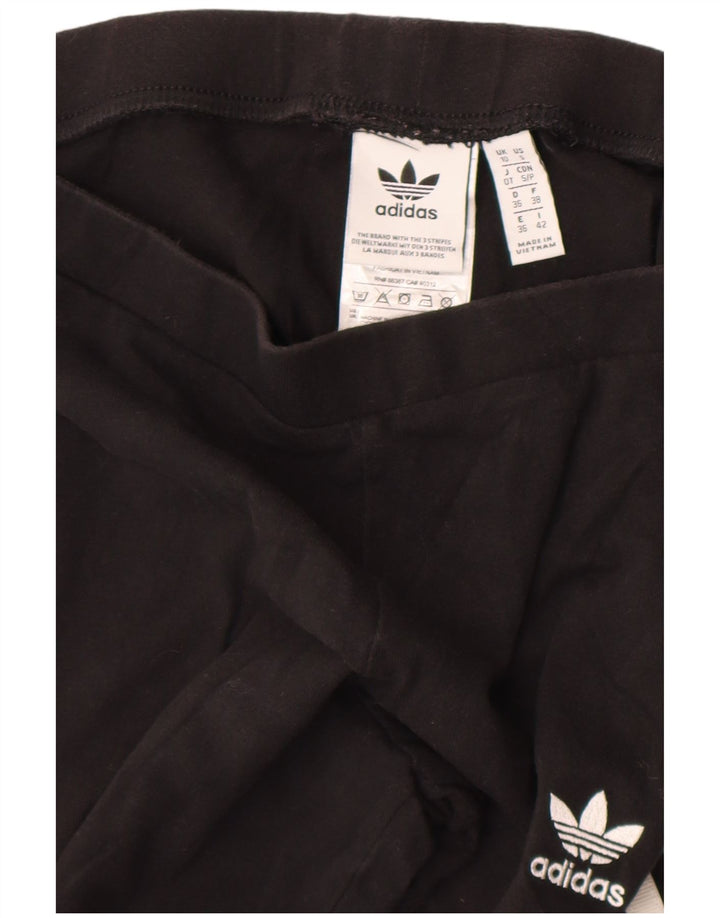 Adidas Leggings para mujer Reino Unido 10 Pequeño Algodón Negro