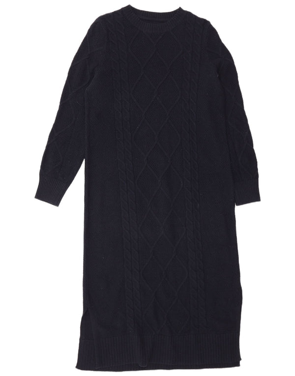 Barbour Vestido tipo jersey de manga larga para mujer Reino Unido 42 Medio Azul marino Clásico