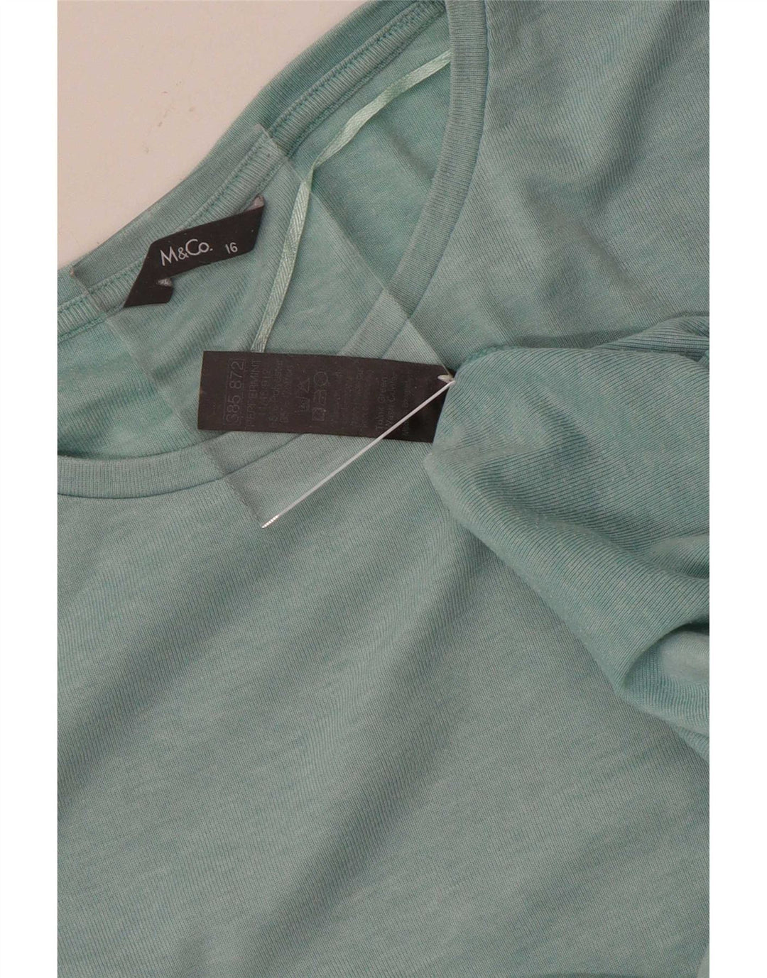 M&Co Camiseta Niña Top 15-16 Años Verde Poliéster