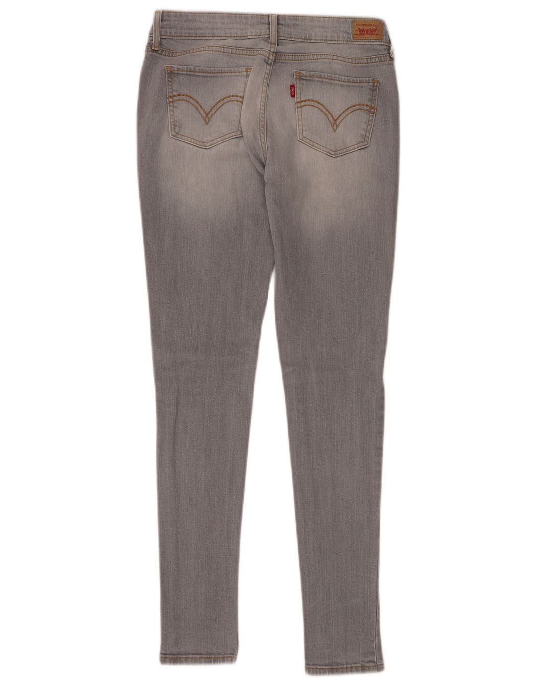 LEVI'S Mujer 535 Legging Skinny Jeans W30 L32 Algodón Gris