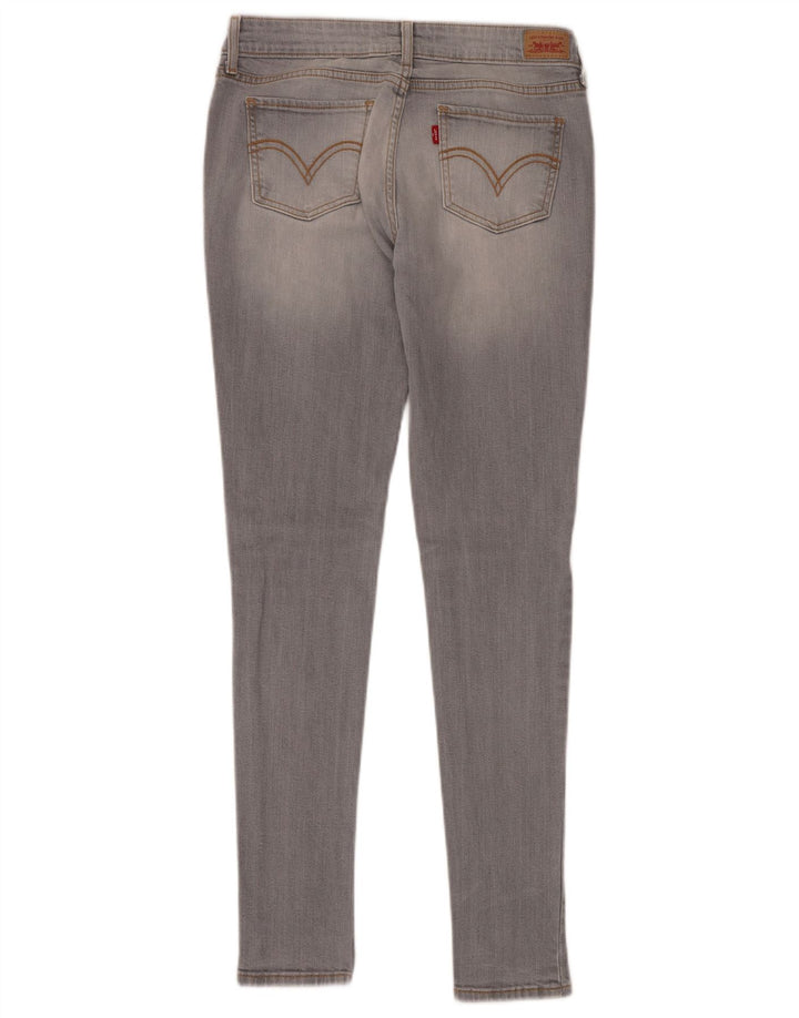 LEVI'S Mujer 535 Legging Skinny Jeans W30 L32 Algodón Gris