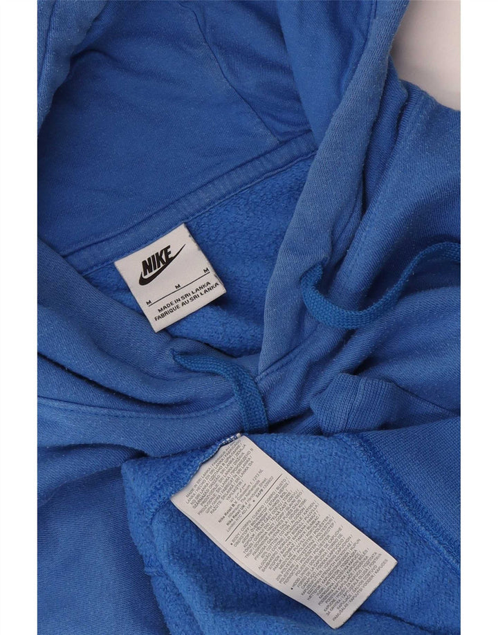 Nike Jersey con capucha para hombre, color azul medio, algodón