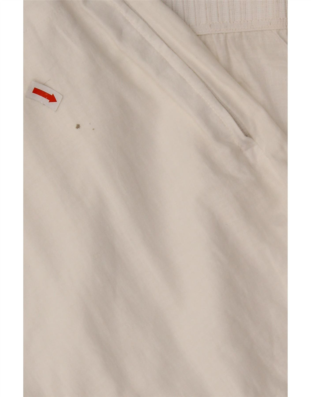 VINTAGE Falda acampanada para mujer W26 Pequeña Blanca