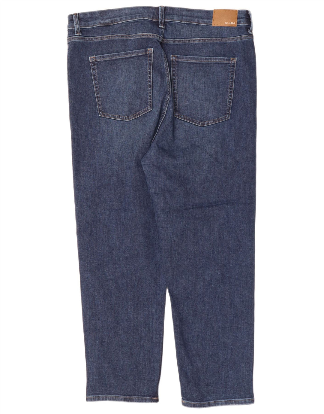 MARKS & SPENCER Vaqueros pitillo ajustados para mujer UK 18 XL W36 L25 Azul