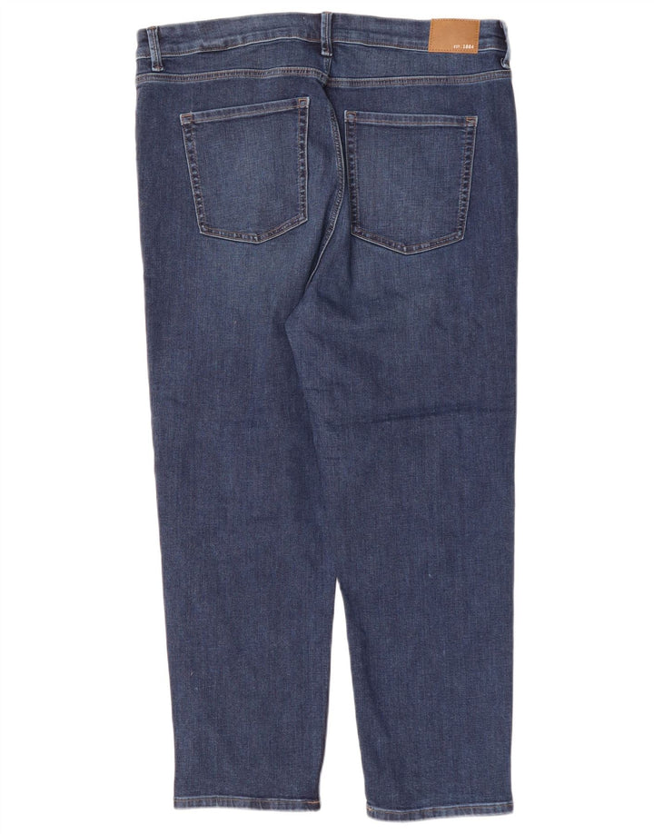 MARKS & SPENCER Vaqueros pitillo ajustados para mujer UK 18 XL W36 L25 Azul