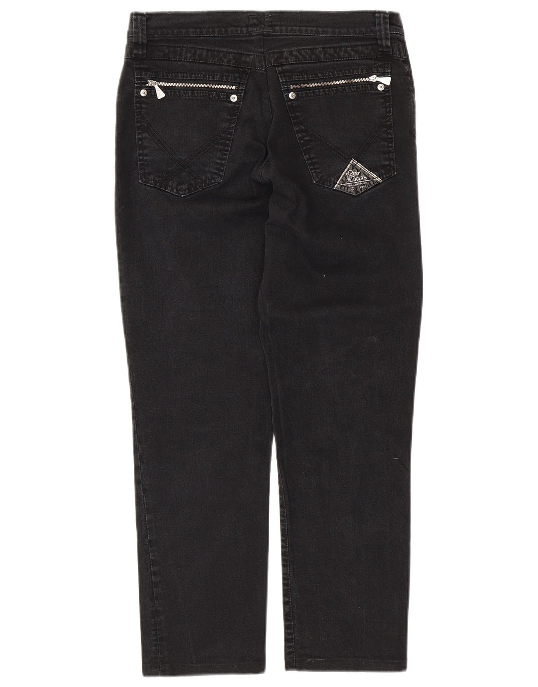 ROY ROGERS Vaqueros cónicos para mujer W33 L27 Negro