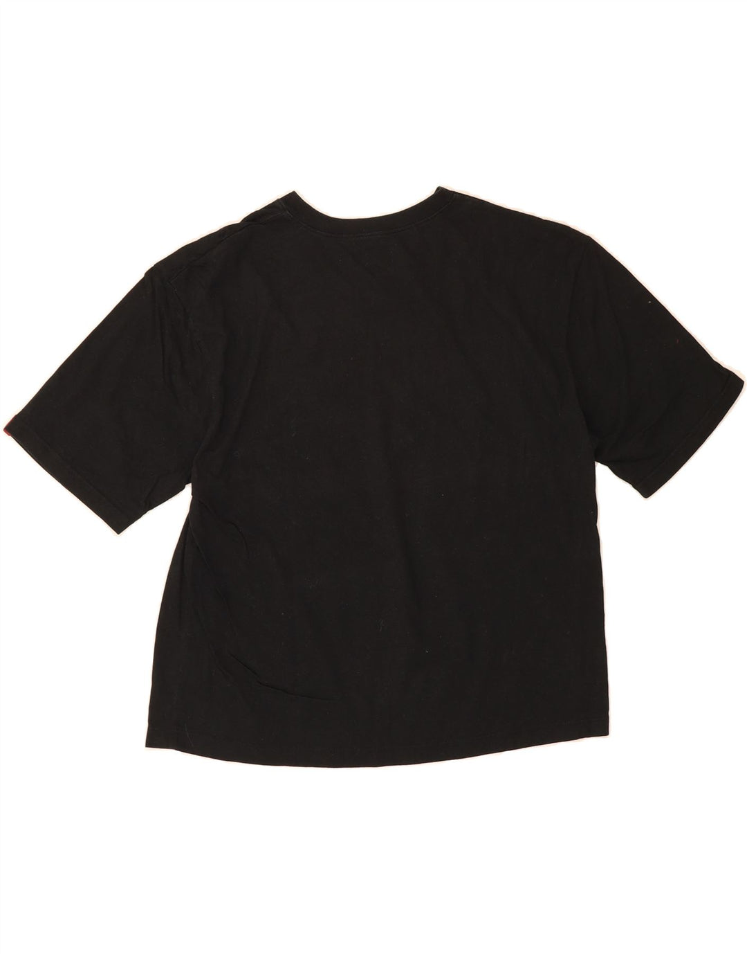 LEVI'S Womens Crop T-Shirt Top XL Black Vintage Levi's and Second-Hand Levi's from Messina Hembry 