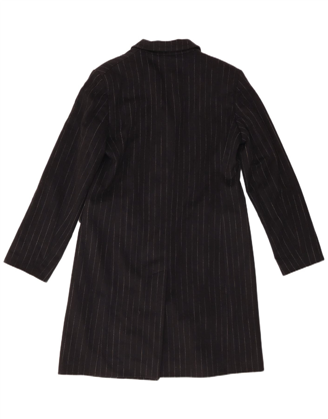 Cerruti Chaqueta tipo blazer larga con 3 botones para mujer EU 46 XL Rayas negras