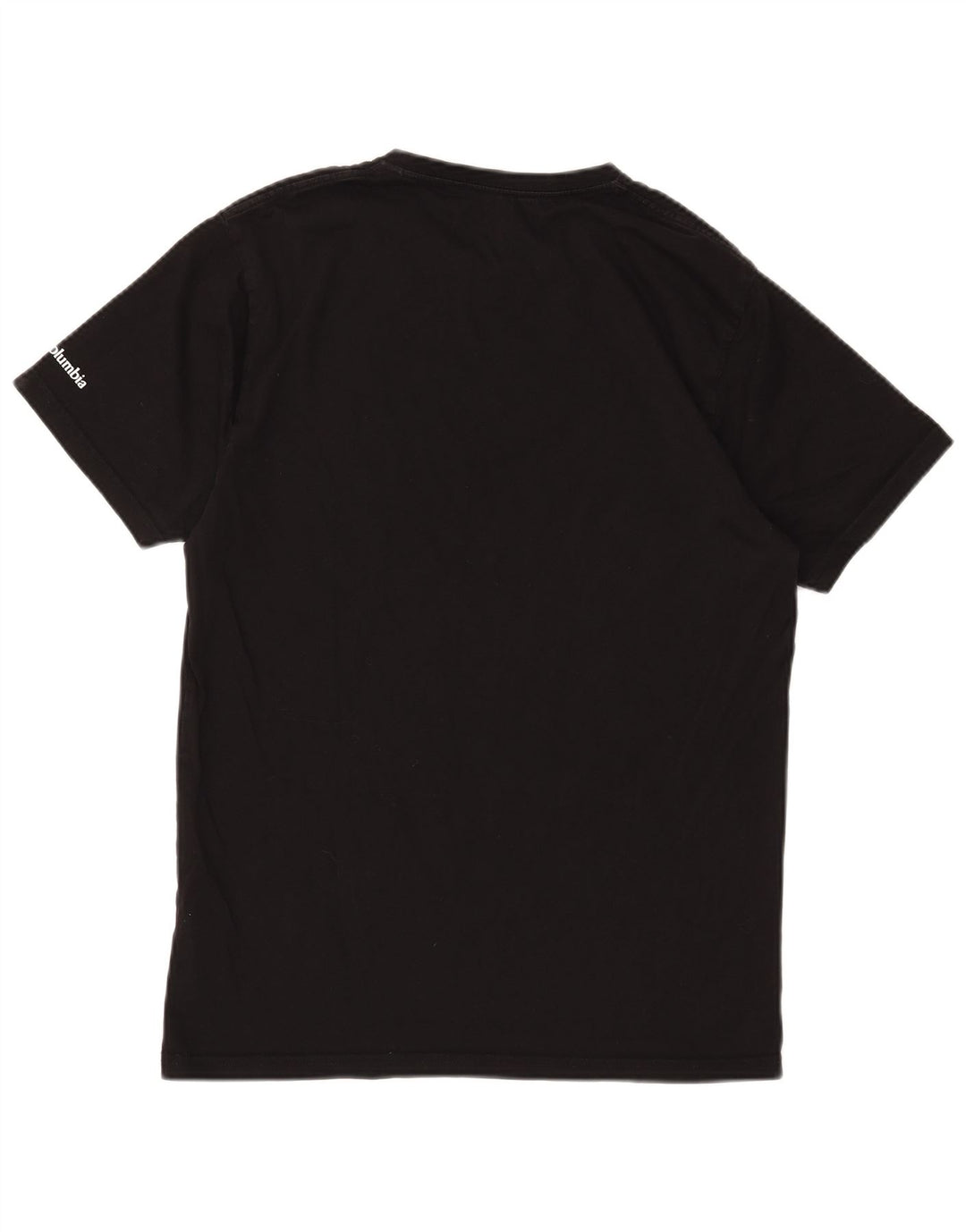Columbia Camiseta gráfica para hombre Top mediano de algodón negro