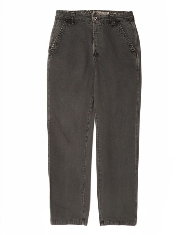 Murphy & Nye Pantalones cargo rectos para hombre W31 L31 Algodón gris