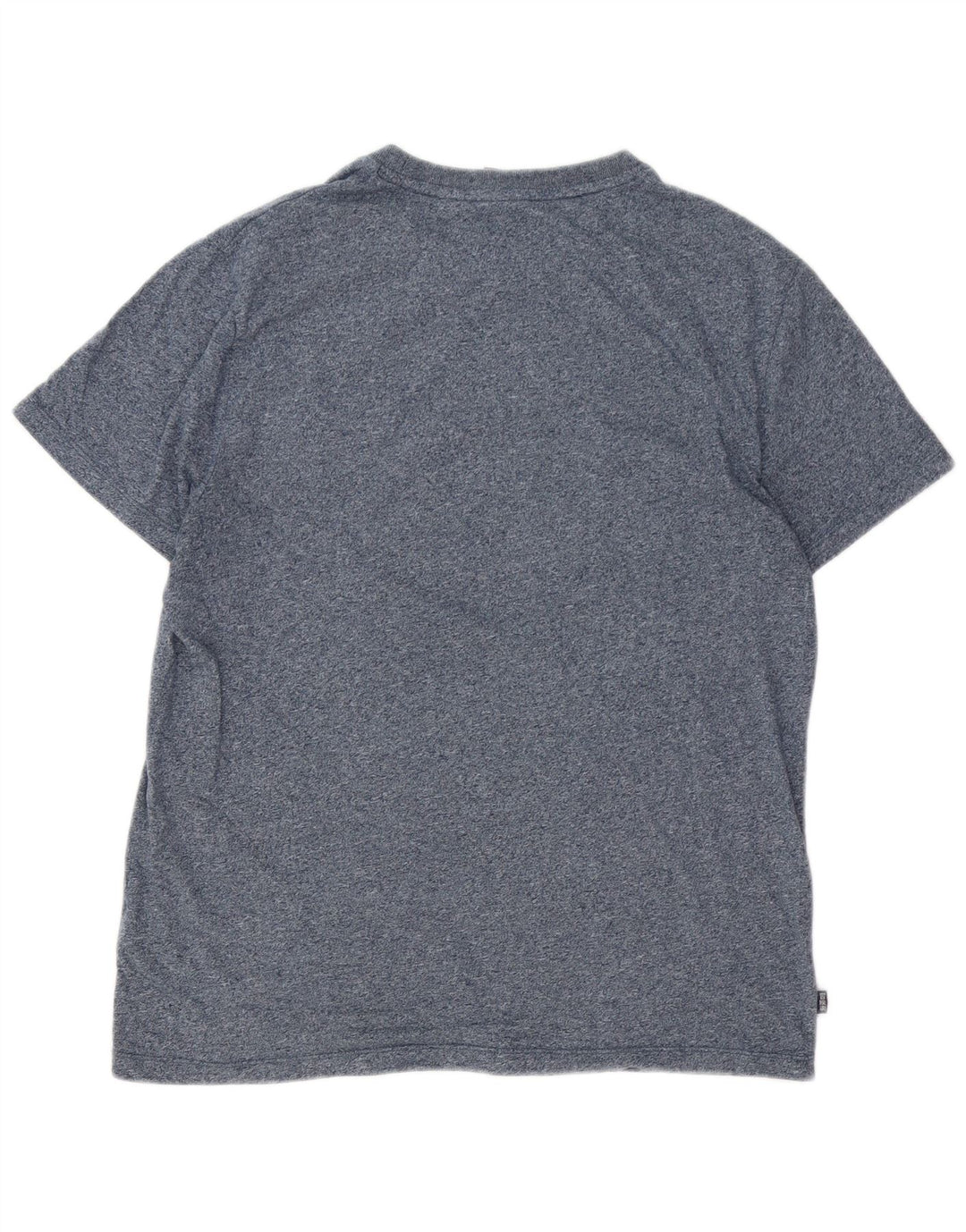 SUPERDRY Camiseta Hombre Top XL Algodón Moteado Azul Marino